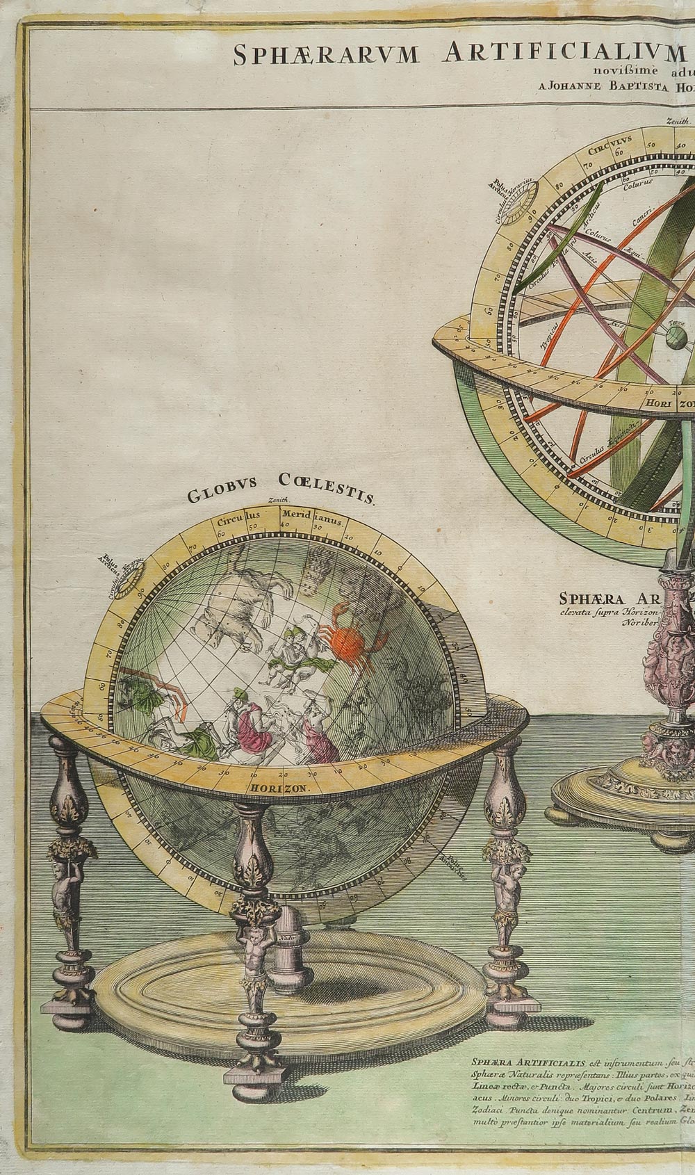 carta celeste sphaerarum artificialium homann