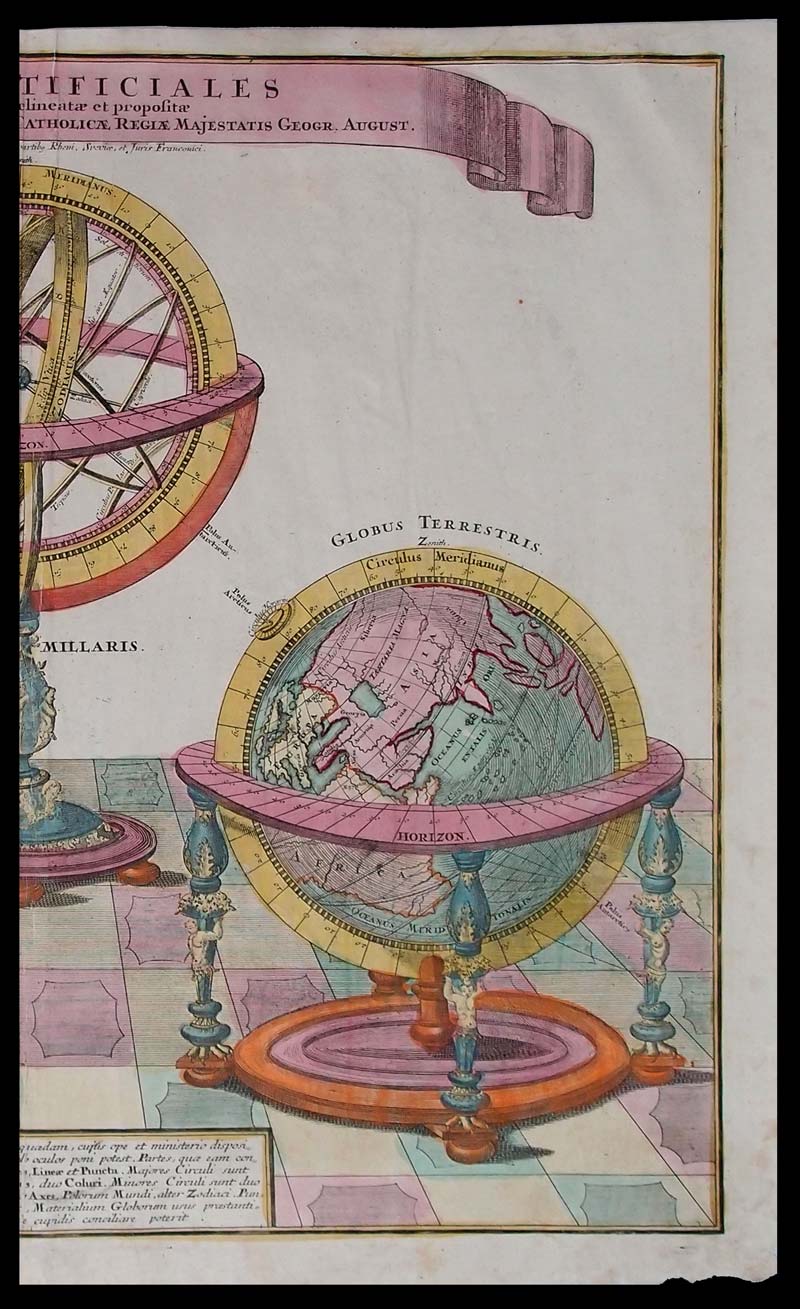 stampa antica sfere artificiali seutter stampa sfere artificiali seutter