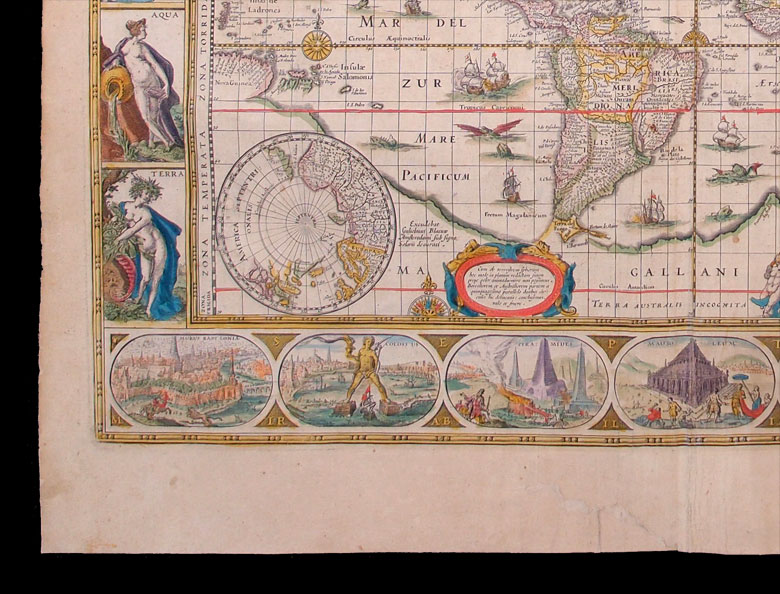 carta geografica mappamondo blaeu