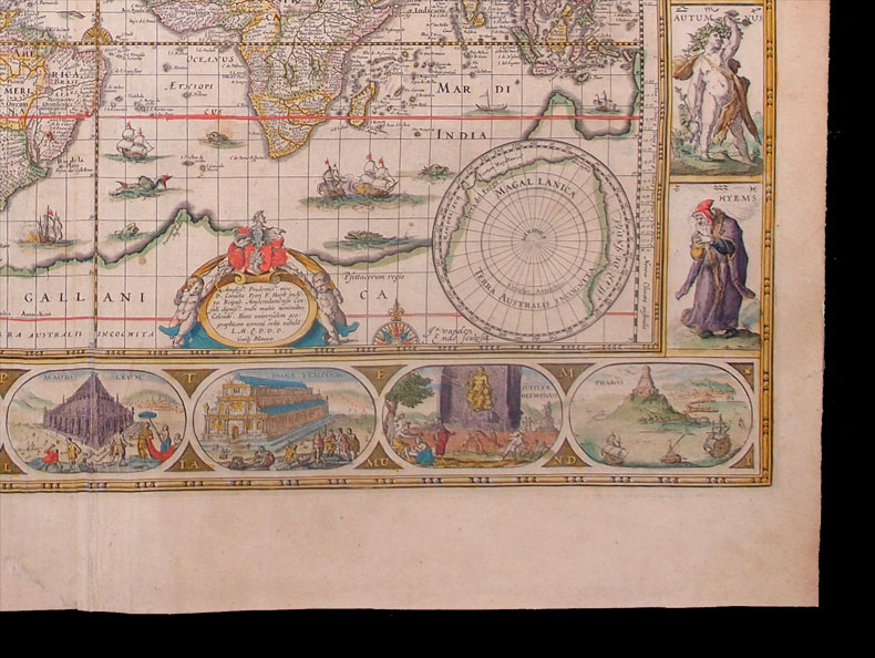 carta geografica mappamondo blaeu