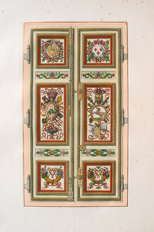 stampa antica porta tuilleries