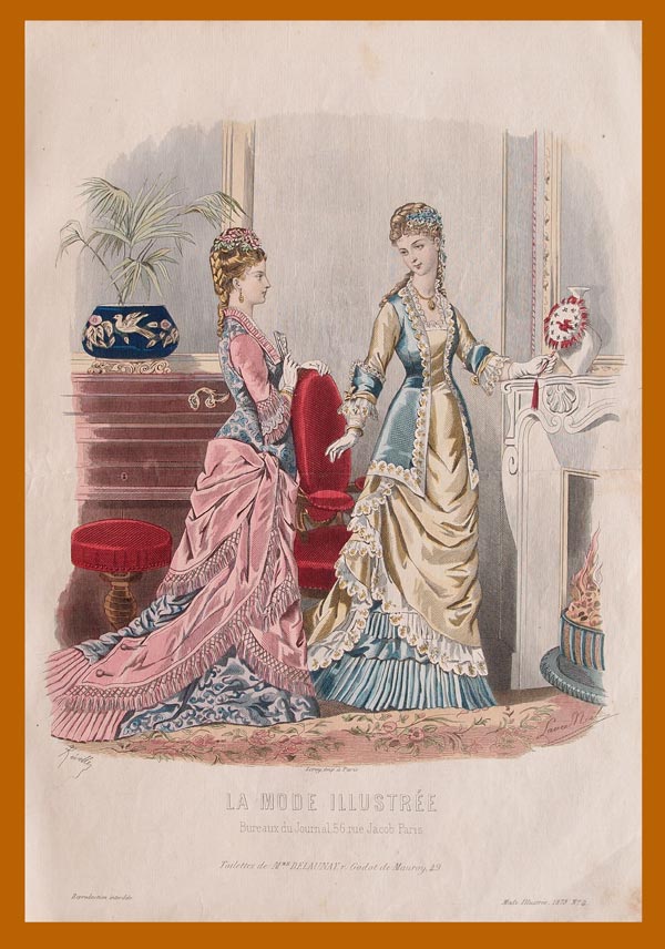 stampa antica dame