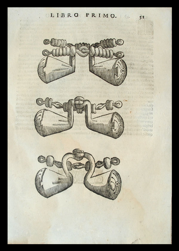 stampa antica imboccature cavallo