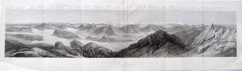 stampa antica pilatus montagna