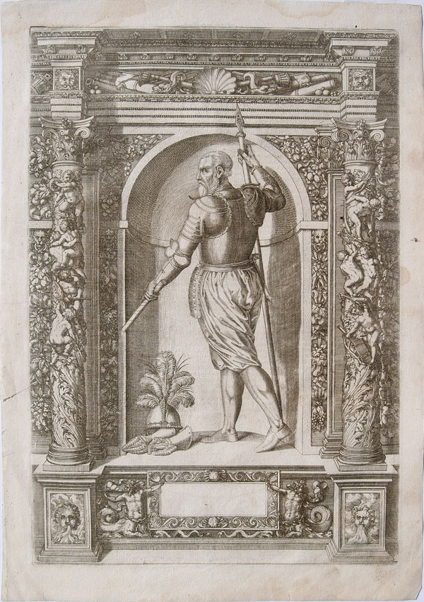 stampa antica ritratto andrea doria