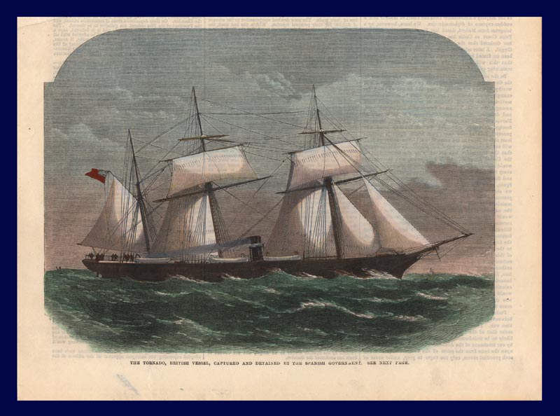 stampa antica corvetta tornado