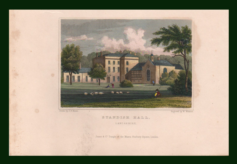 stampa antica standish hall