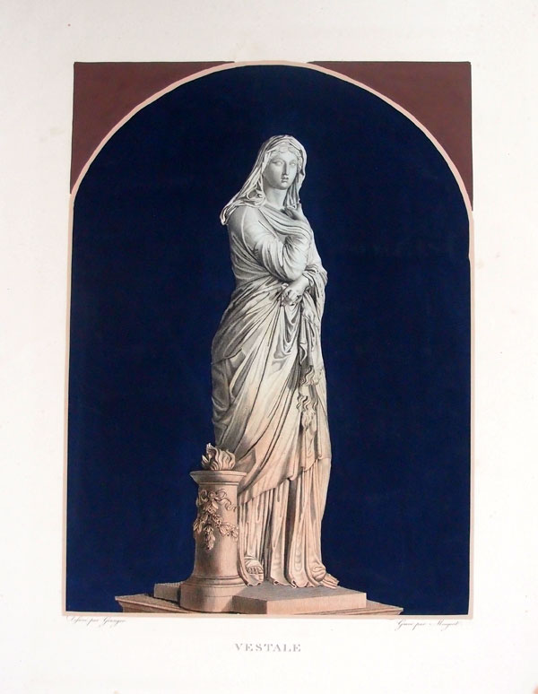 stampa antica vestale