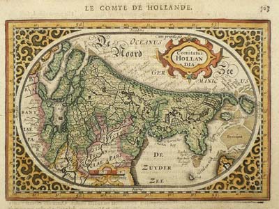 carta comitatus hollandia 1630 comitatus hollandia 1630