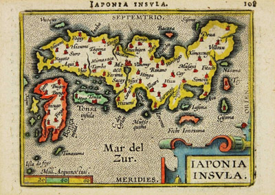mappa giappone 1598 mappa giappone