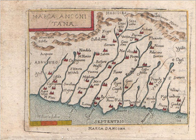 mappa marche 1667 mappa marche 1667