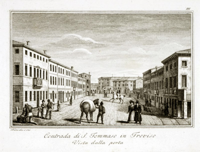 scorcio di treviso disegnato dal nani scorcio antico di treviso disegnato dal nani