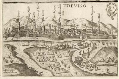 veduta di treviso dallo scoto veduta antica di treviso dallo scoto