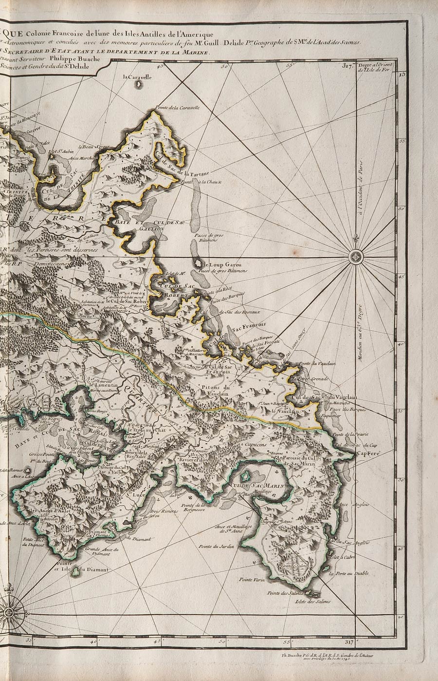 carta geografica martinica de l'isle carta geografica martinica de l'isle