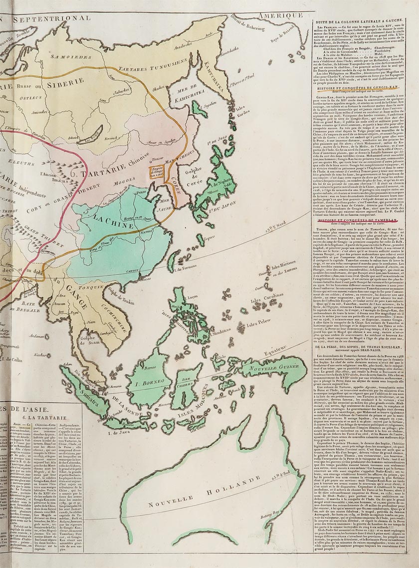 carta geografica asia le sage