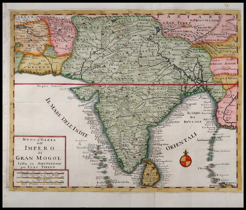 carta geografica india tirion