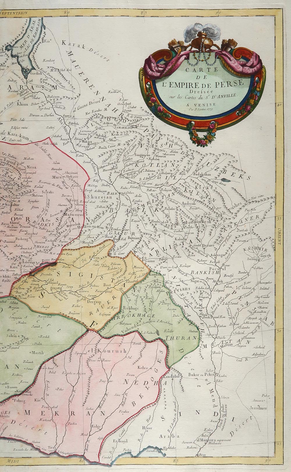carte empire perse santini