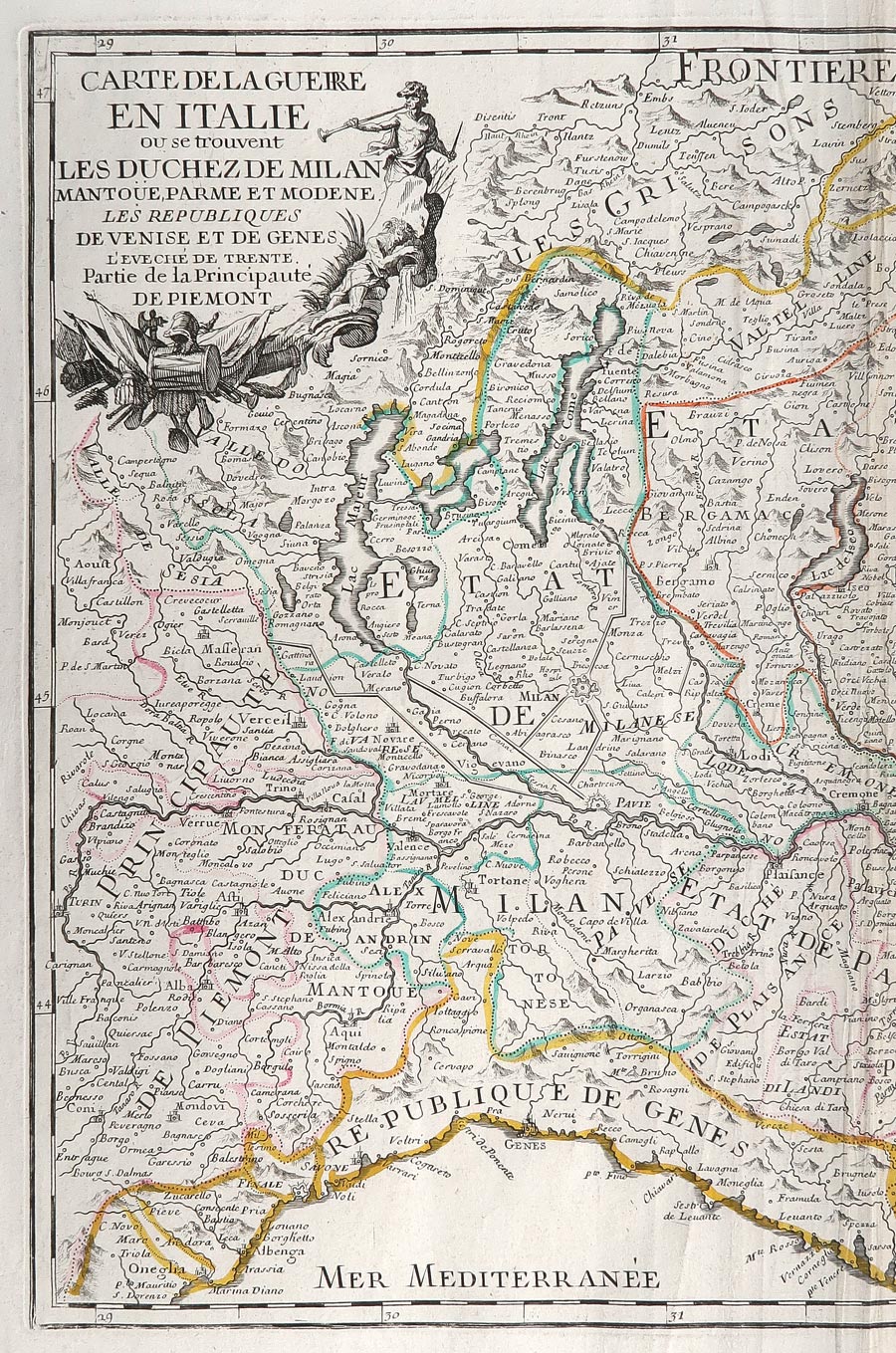 carte guerre italie iollain carte guerre italie