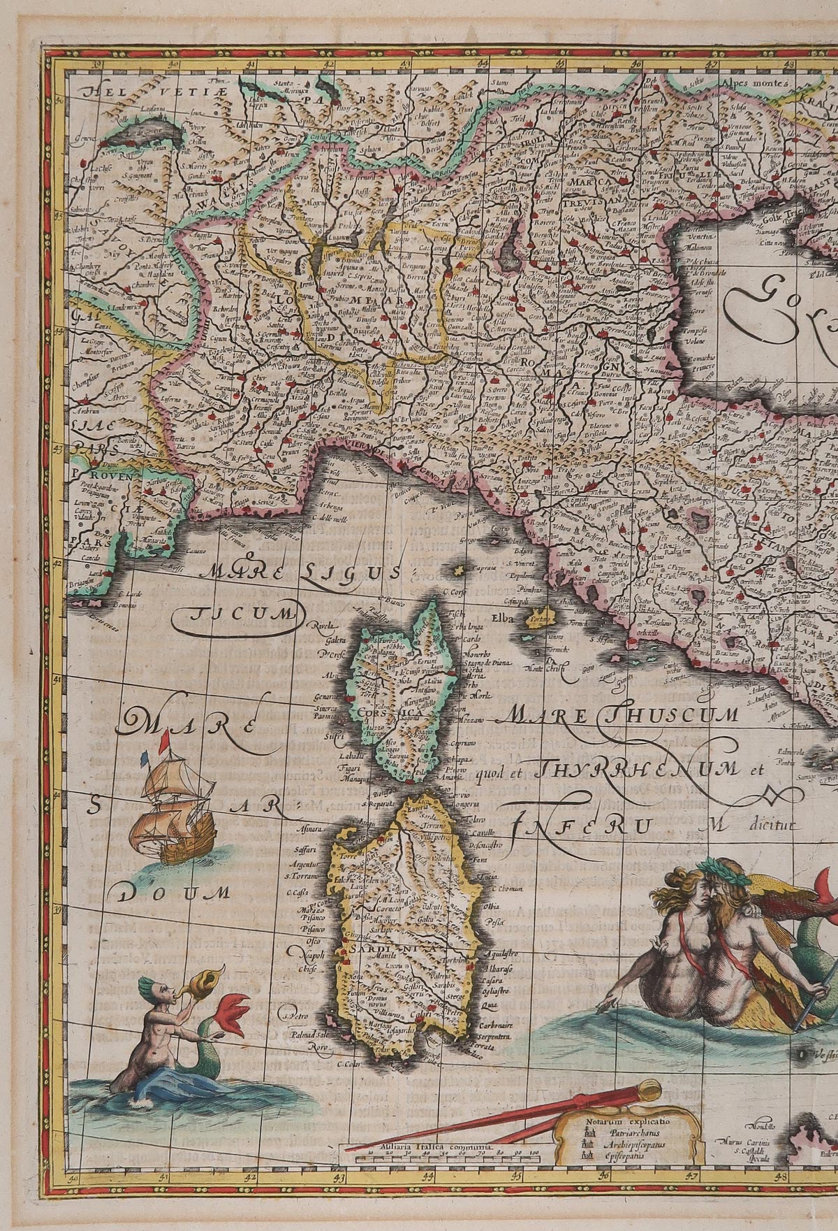 carta geografica italia janssonius