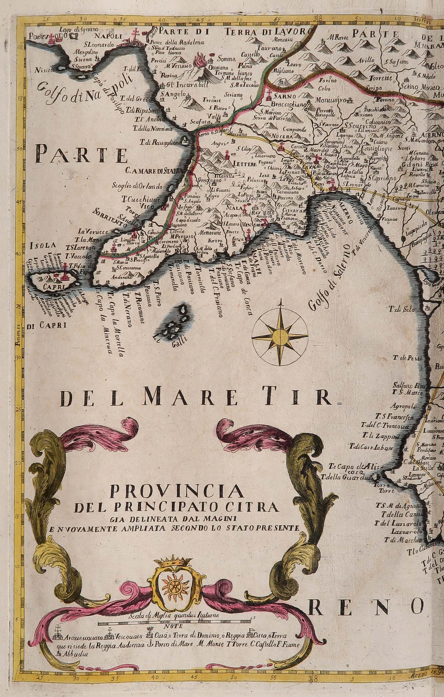 carta geografica principato citra petrini carta geografica principato citra