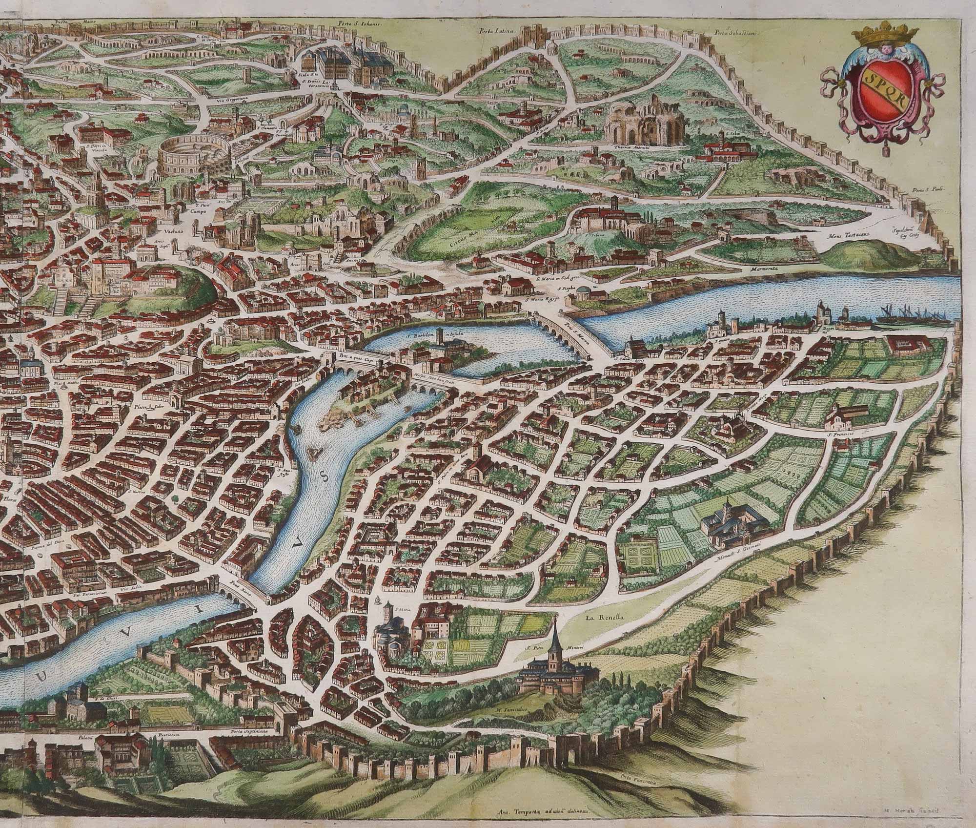 stampa antica roma matthäus merian stampa antica roma merian