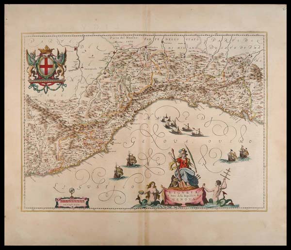 carta geografica liguria visscher