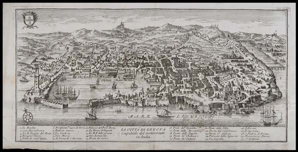 stampa antica citta genova albrizzi