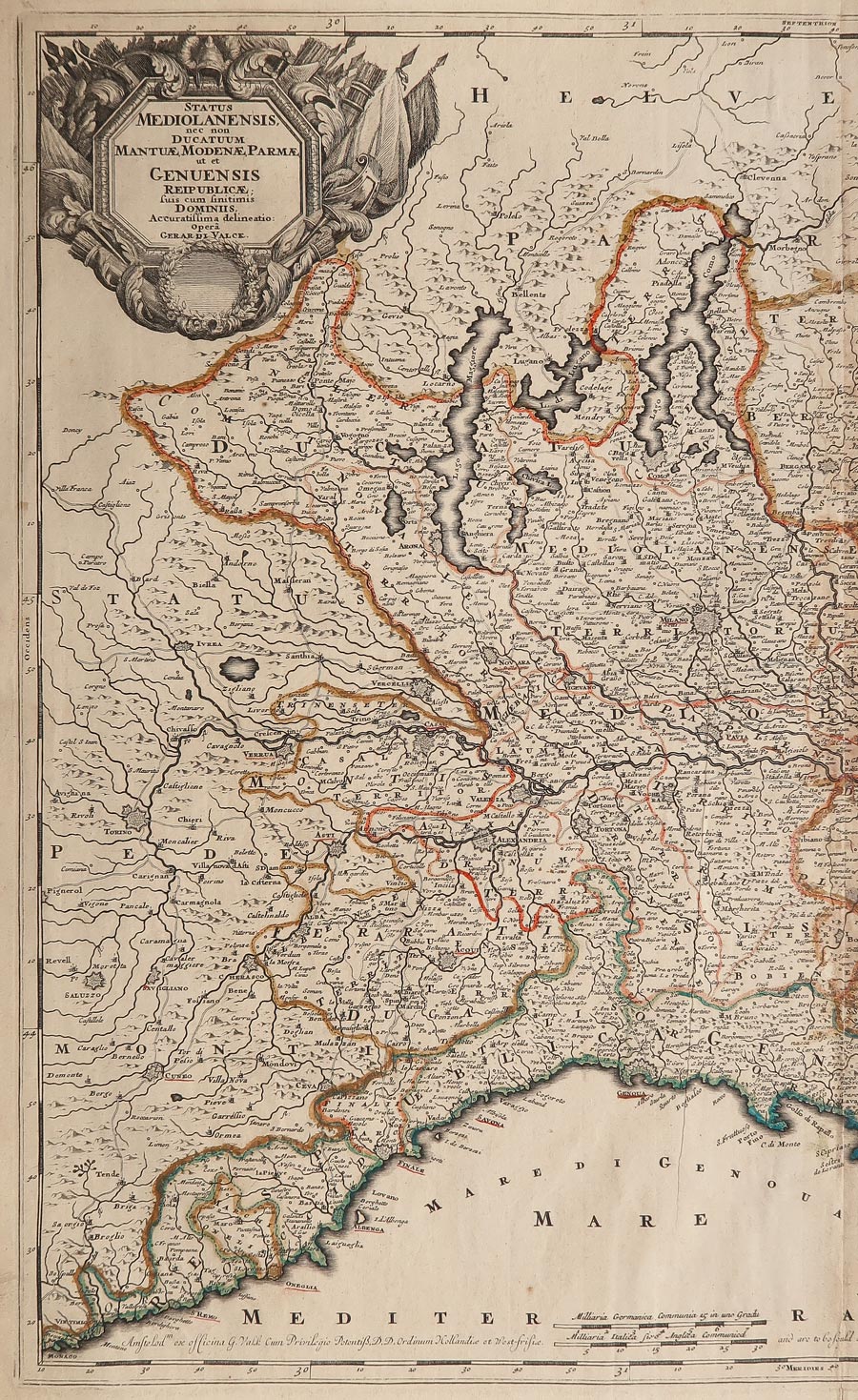 carta geografica antica status mediolanensis valck carta geografica status mediolanensis valck