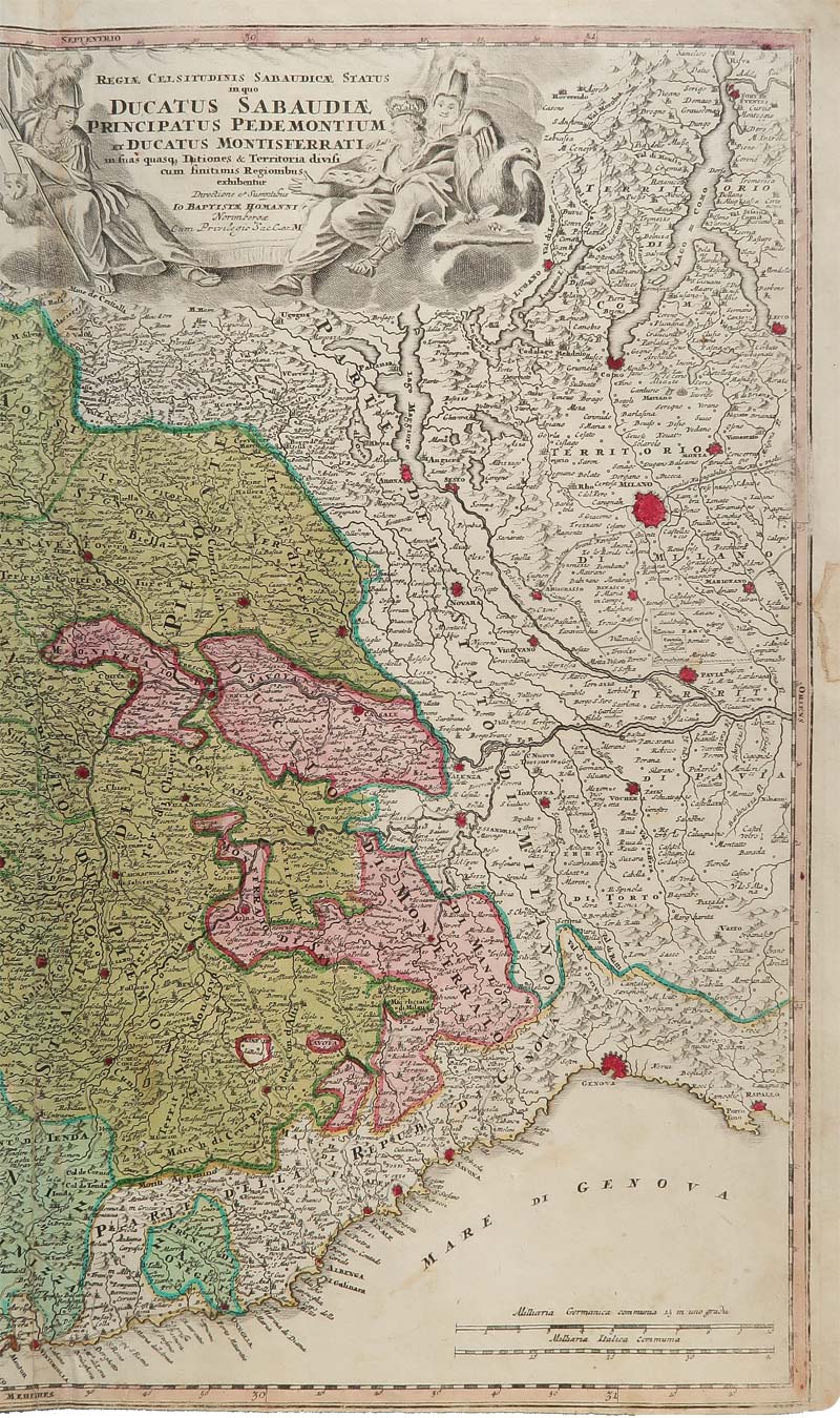 carta geografica stato piemonte homann carta geografica stato piemonte