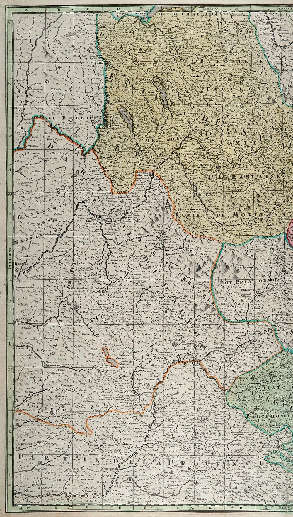 carta geografica antica ducatus sabaudiae seutter carta geografica ducatus sabaudiae seutter