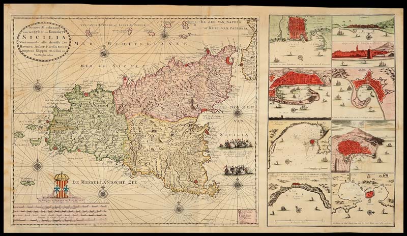 carta geografica sicilia van keulen