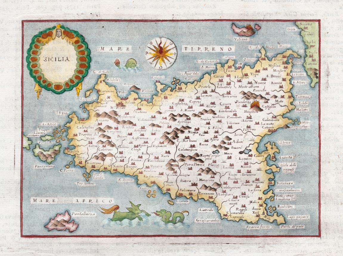 carta geografica antica sicilia