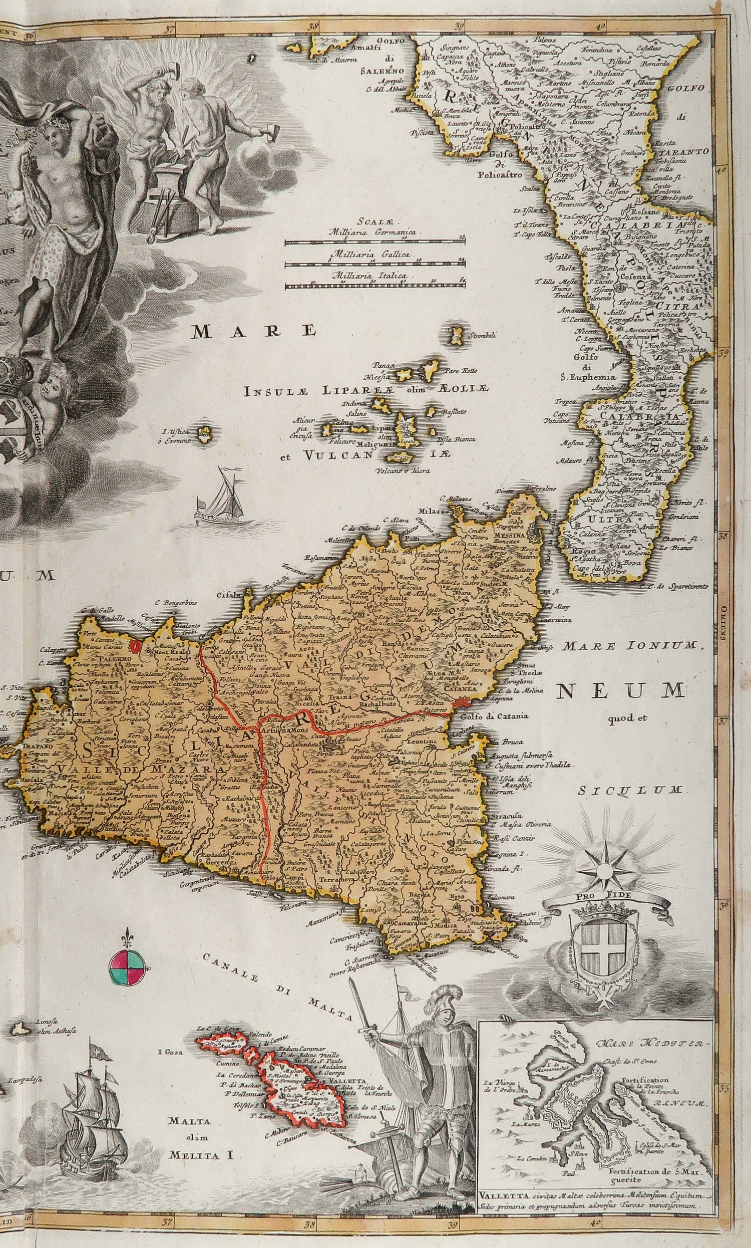 carta geografica antica regnorum siciliae sardiniae homann carta geografica antica regnorum siciliae sardiniae