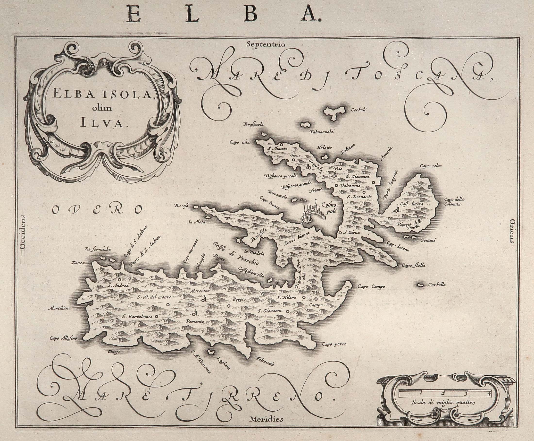 carta geografica isola elba blaeu carta geografica isola elba blaeu