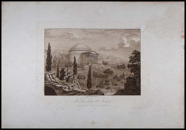 stampa antica tempio possagno