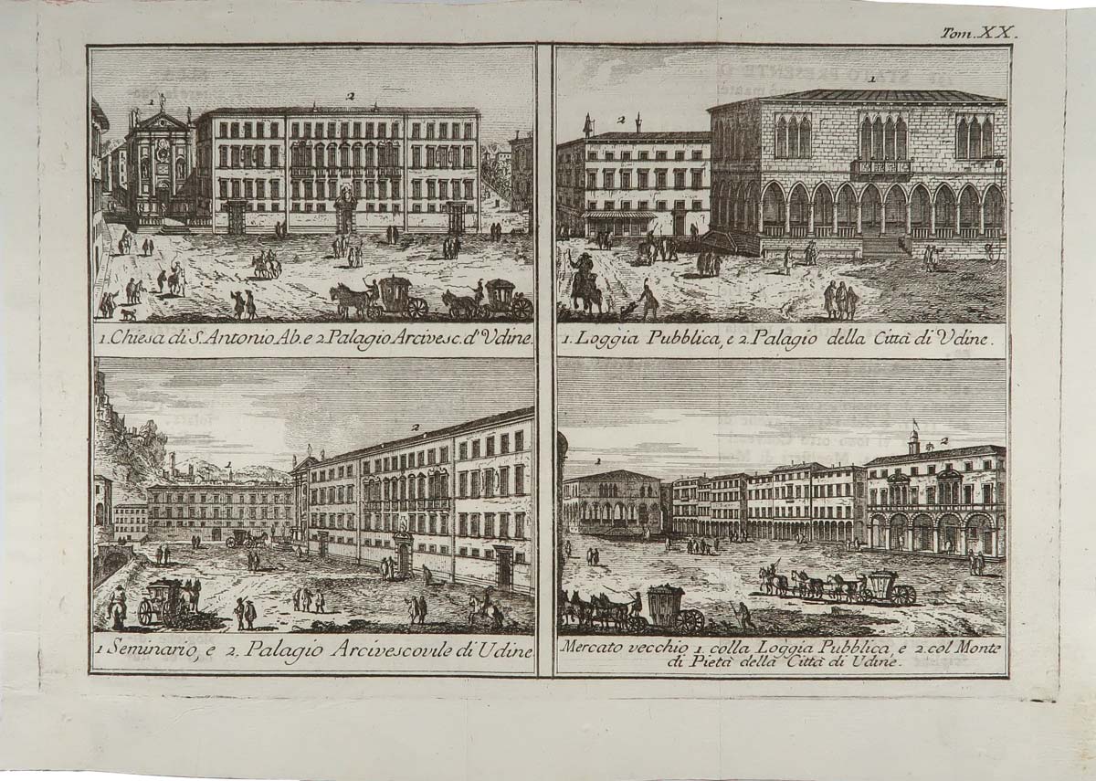 stampa antica vedute udine stampa vedute udine