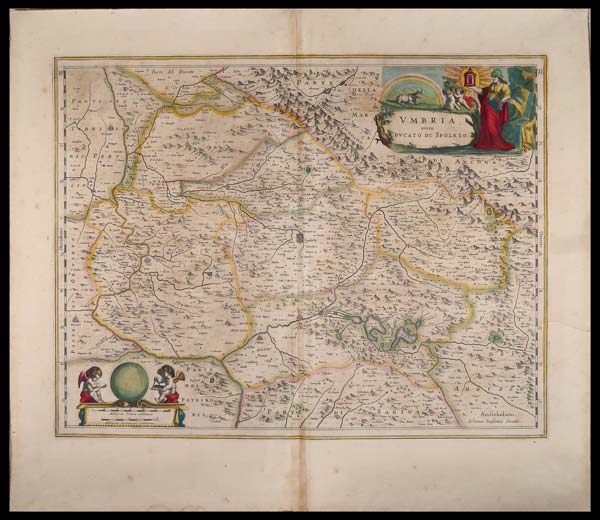 carta geografica umbria spoleto janssonius