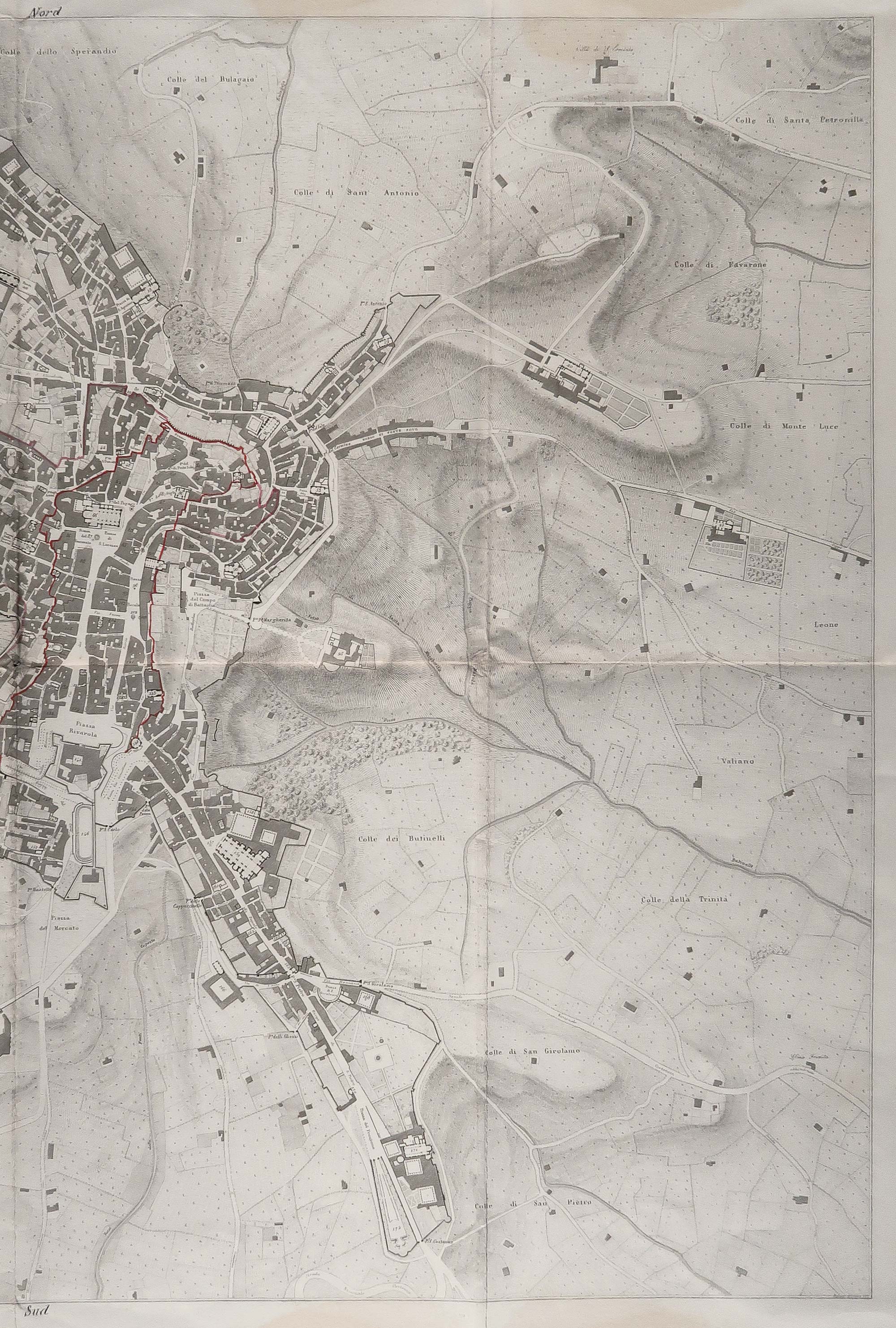 stampa antica pianta topografica città perugia bofondi stampa antica pianta topografica città perugia