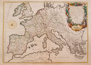 carta europa centro-occidentale