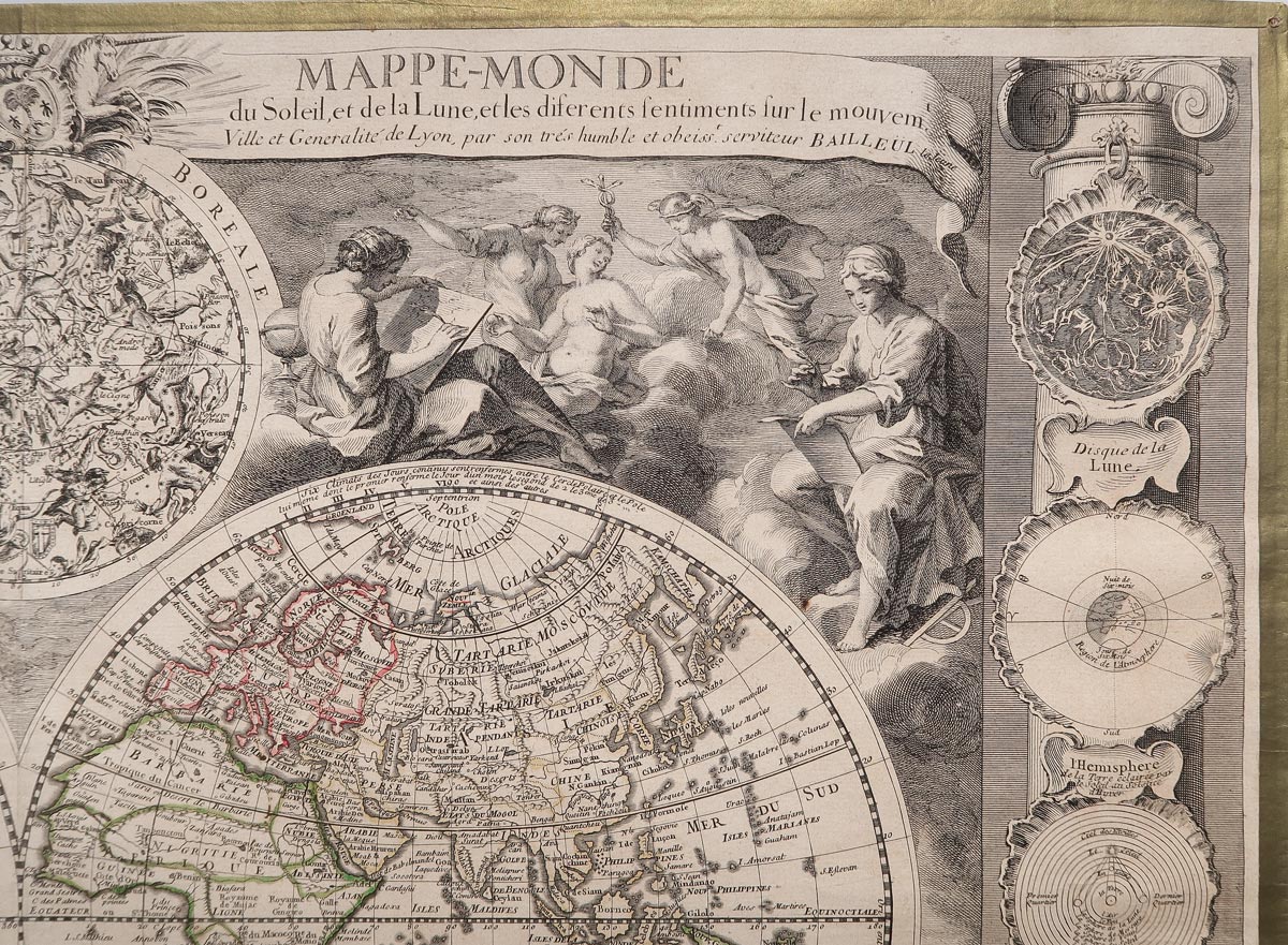 mappamondo antico bailleul mappamondo antico bailleul