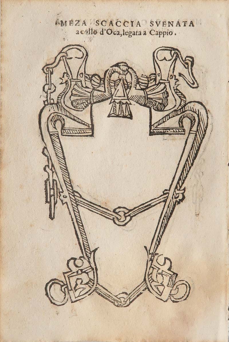 stampa antica morso meza scaccia svenata grisone stampa antica morso meza scaccia svenata