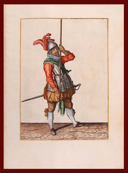 stampa antica picca de gheyn