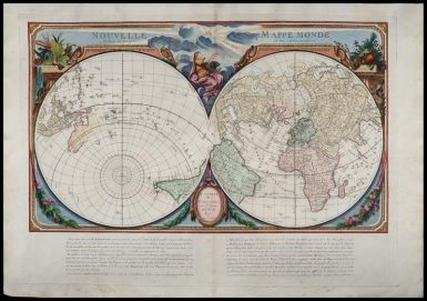 Nouvelle Mappe Monde dedièe au progrès de nos connoissances